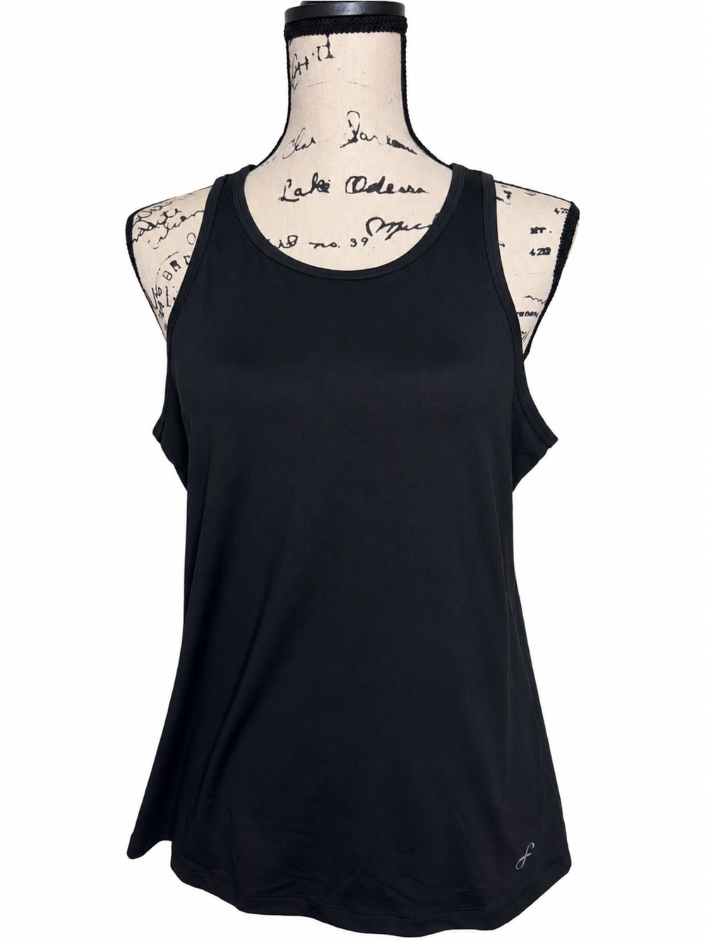 Freely Racerback Tank Top Women’s Black Sleek Everyday Layer Size Small